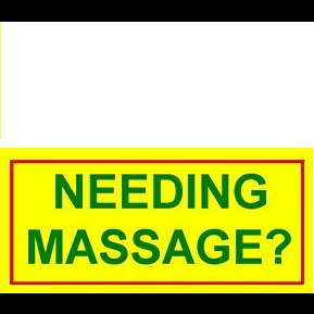 Photo: Needing Massage?